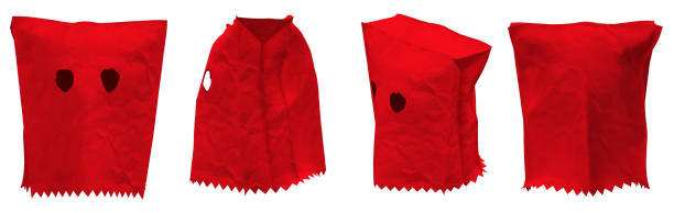 istock Halloween Mask. Red Paper Mask 1502884941