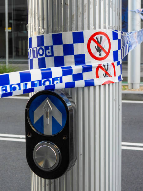 istock NSW Police Tape Pole 1502889456