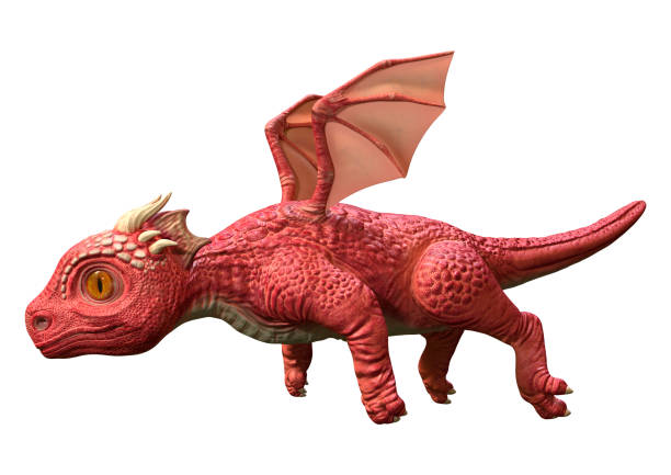 istock 3D Rendering Fairy Tale Dragon on White 1502890591