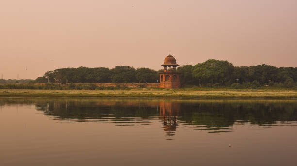 istock Ancient fort with the lake at sunset 1502918199