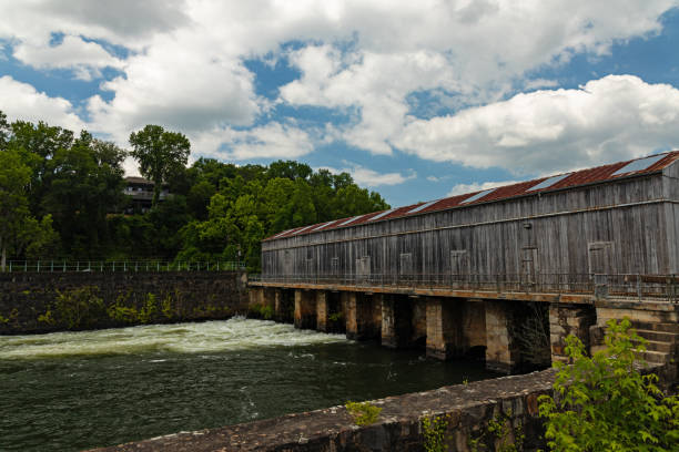istock Savannah river canal building in Augusta 1502918833