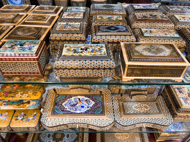 istock Persian Handmade Home Decor - Persian Texture and pattern - Abstract ornament, Middle Eastern 1502934426