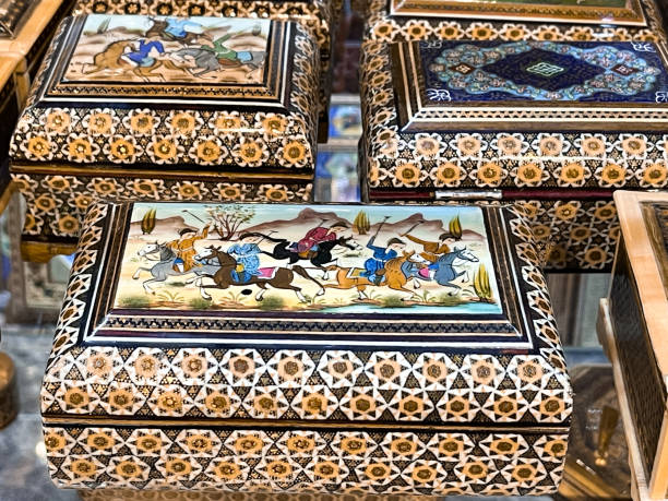 istock Persian Handmade Home Decor - Persian Texture and pattern - Abstract ornament, Middle Eastern 1502934457
