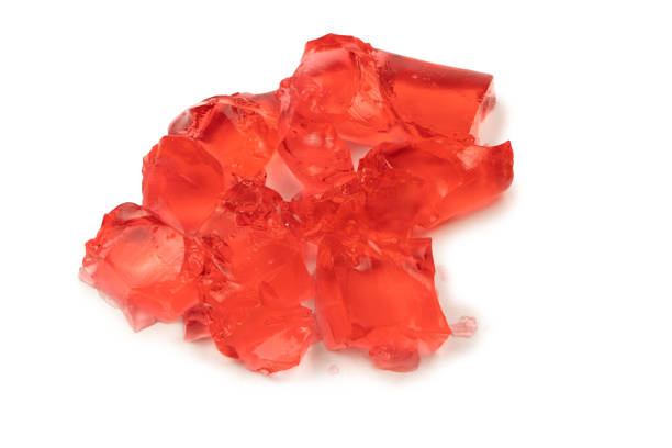 istock Sweet fruit jelly dessert isolated on a white background. 1502941175