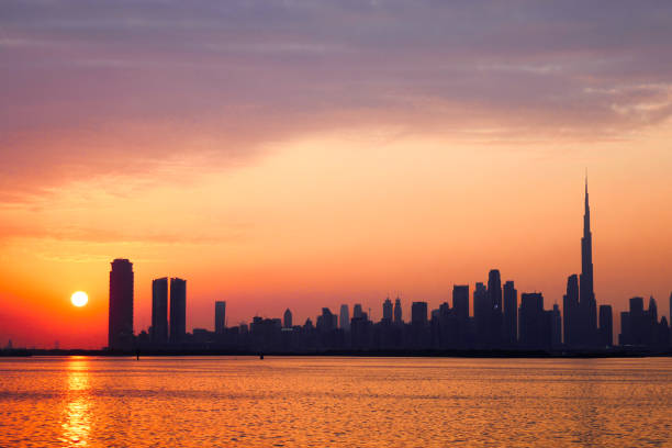 istock A beautiful sunset behind the Dubai skyline 1502941249