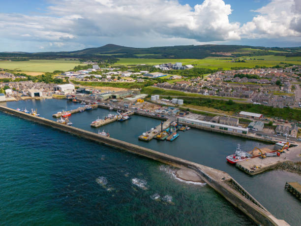 istock Buckie in Scotland by drone 1502946816