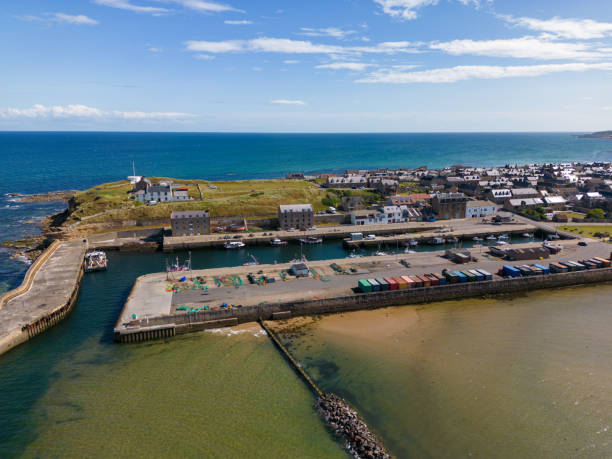 istock Burghead Moray harbour town 1502947171