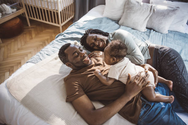 istock Happy family with baby 1502947752