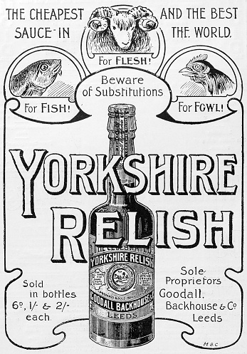 Antique advertisement from British magazine: Yorkshire Relish