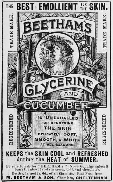 istock Antique advertisement from British magazine: Beetham's Glycerine and Cucumber 1502950711