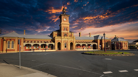 Albury Australia train station