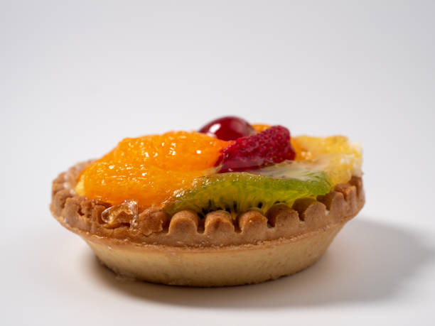 istock Baking with fruits on a white background. 1502967215