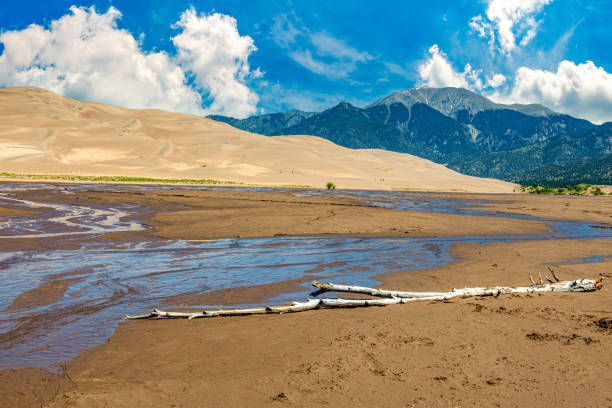 Medano Creek flowing Through Great Sand Dunes National Park