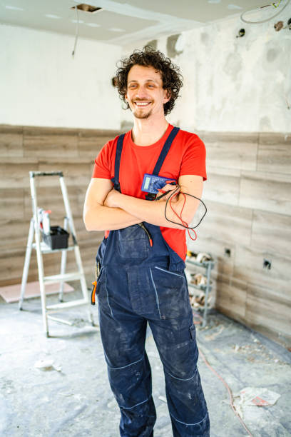 istock Portrait of a smiling construction worker 1502970282