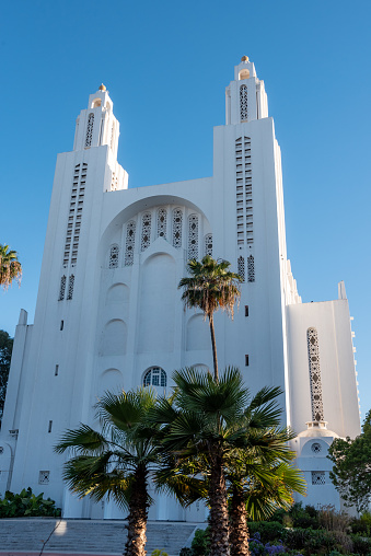 Sacred Heart cathedral in Art Deco style in the center of Casablanca, Morocco