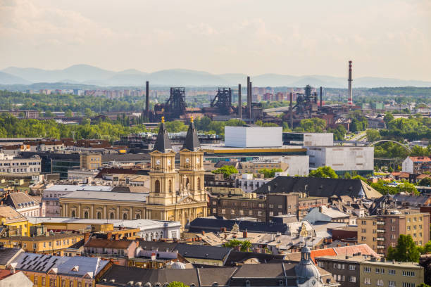 Aerial view of Ostrava