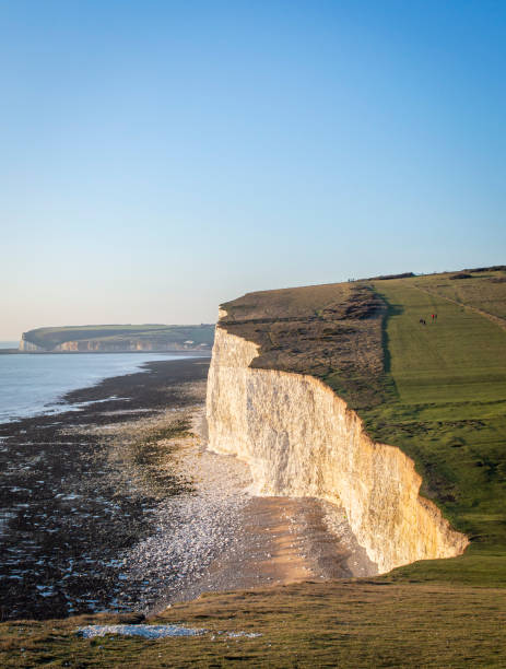 istock Side view of England Seven Sisters before sunset 1502995039