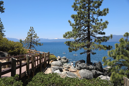 Trail leading to Lake Tahoe