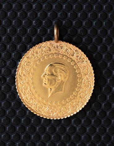 1/4 Turkish Gold Coin Necklace