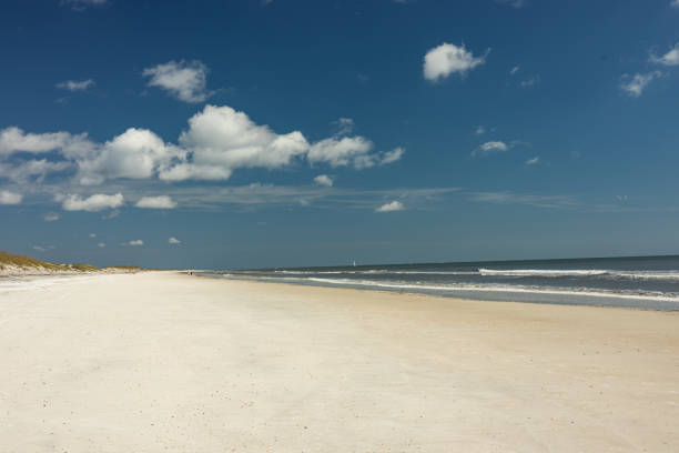 Anastasia beach near Saint Augustine in Florida