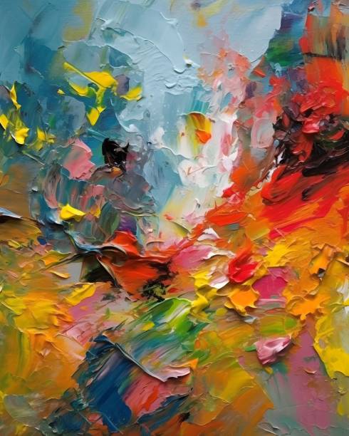 istock an abstract artistic watercolor painting in different colors 1503009233