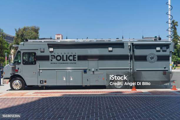 Police Control Mobile Police Mobile Command Vehicle Stock Photo - Download Image Now ...