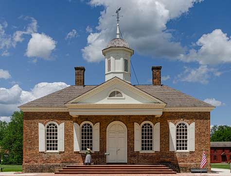 Fredericksburg, VA, USA, July 25, 2020:  Ferry Farm, where George Washington spent his boyhood.