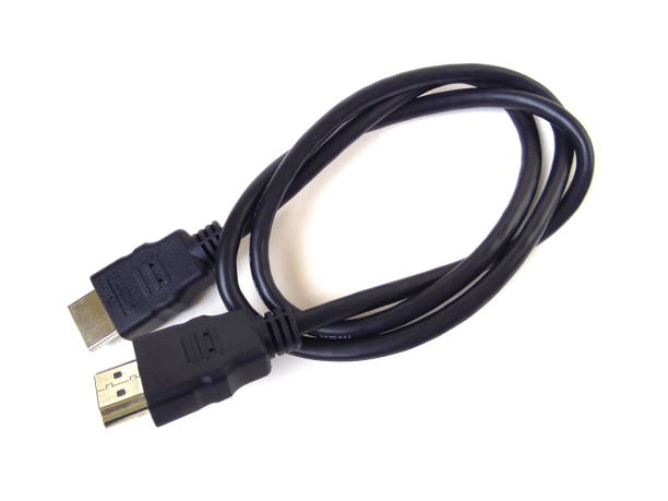 istock Close up of HDMI cable connector isolated on white background. 1503068369