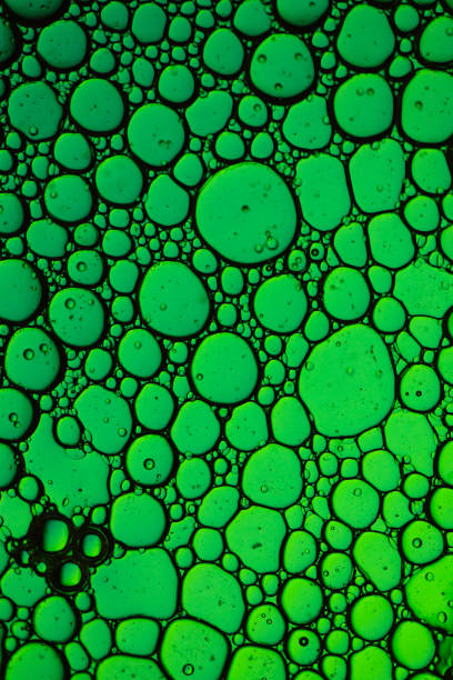istock Abstract oil drops in a water 1503080869