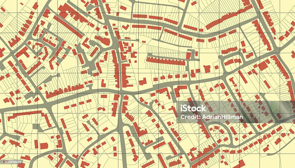 Suburb Template Suburb Map Stock Illustration - Download Image Now - City Map, Generic ...