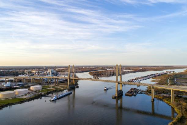 istock The Cochrane bridge at sunset 1503114448