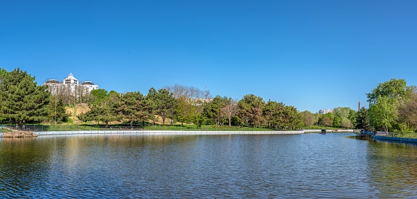 Big pond in the Victory park in Odessa, Ukraine. in Ukraine, Odessa Oblast, Odesa