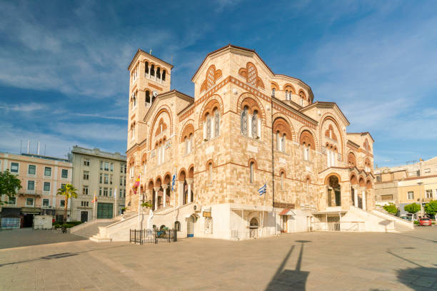 istock Holy Trinity Cathedral in Pireas near Athens, Greece 1503124726