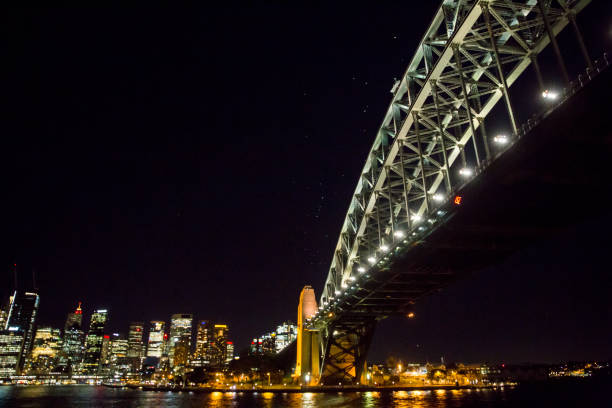 istock Sydney Harbour Bridge at night, Australia 1503129151