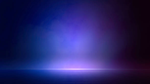 istock studio room with smoke floating up for display products. 1503170496