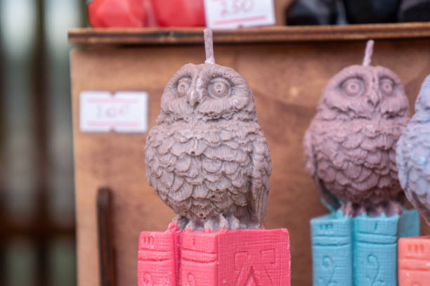 istock New Designer Handmade Wax Candles owls 1503172097