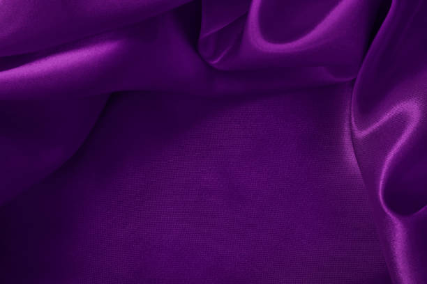 istock Purple fabric cloth texture for background and design art work, beautiful crumpled pattern of silk or linen. 1503199697
