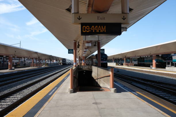 istock Wide Shot of Train Platform 1503208624