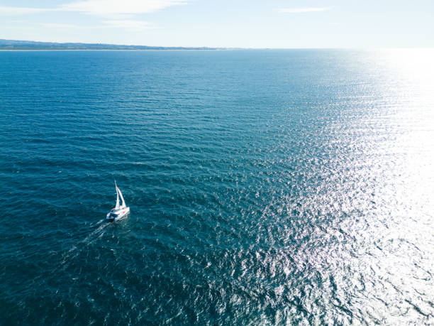 istock Yacht Sailing On Open Ocean, Australia 1503210095