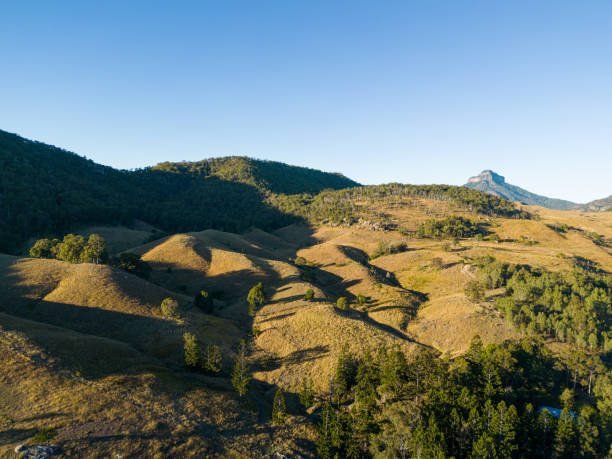 istock Rolling landscape framed by Great Dividing Range, Scenic Rim, Queensland, Australia 1503210377