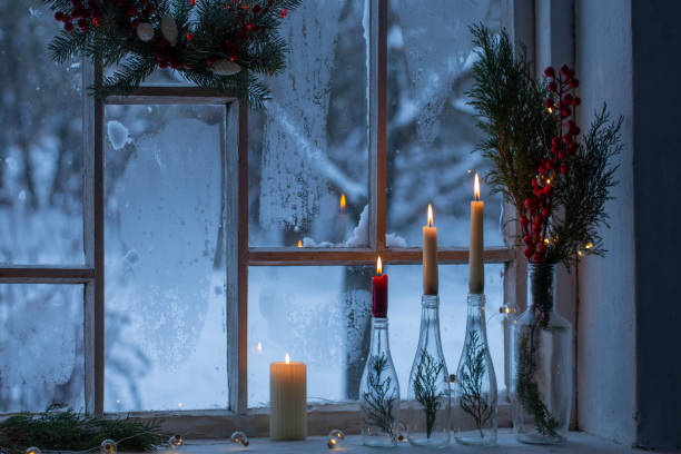istock christmas decor on background old wooden  window 1503214324