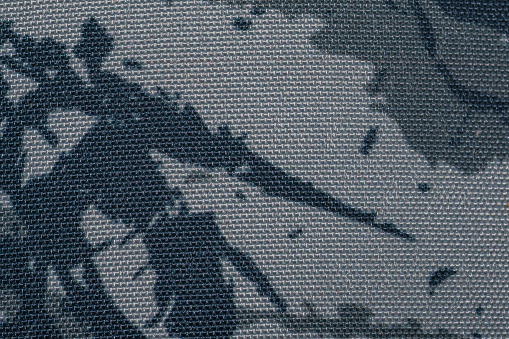 Camo pattern textile structure close up, camouflage,  macro closeup