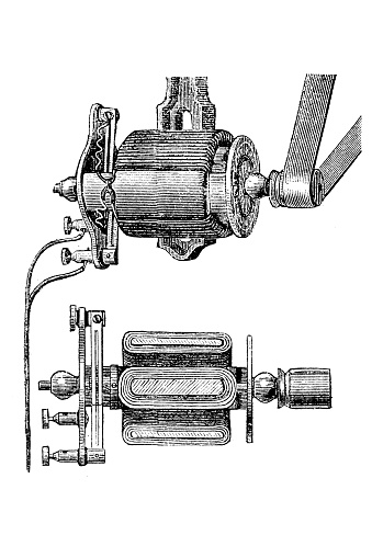 Griscom's electric motor with battery