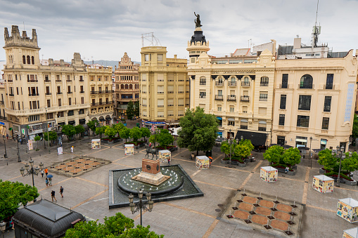 Cordoba Andalusia Spain on May 2021 Tendillas square