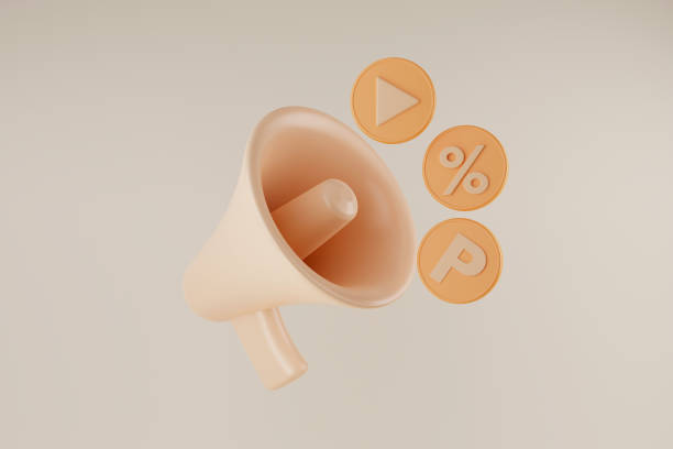 istock 3d illustration megaphone and coins collecting points floating in the air 1503229651