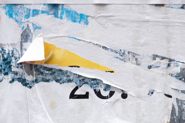istock Torn and ripped street poster background 1503230483