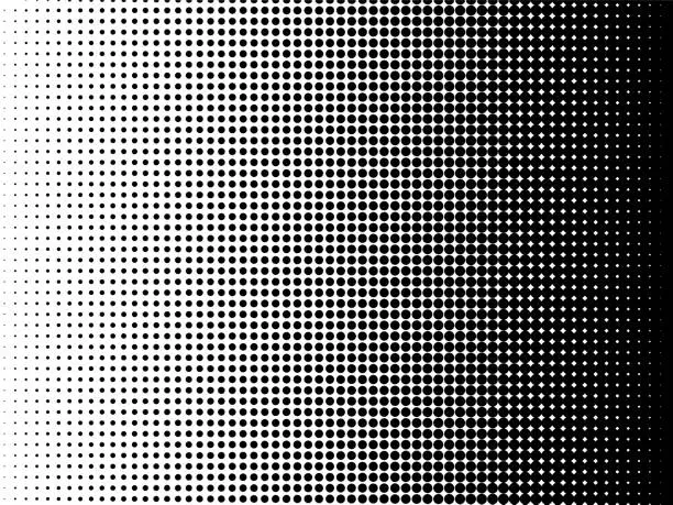 Vector illustration of halftone fade