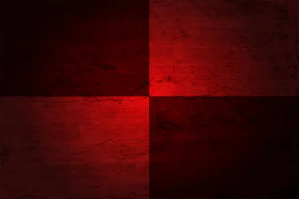 Vector illustration of Bright red and dark maroon coloured christmas vector backgrounds divided into four quadrants or partitions or quarters in alternate light and dark maroon rectangles