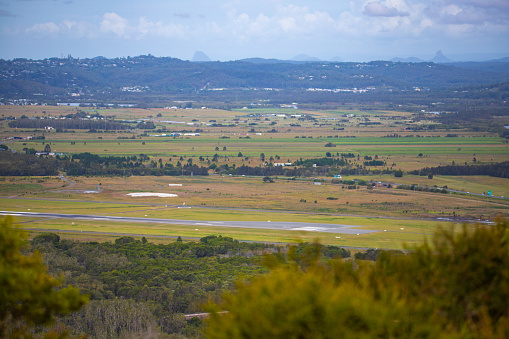 Spectacular landscape and shoreline in Sunshine Coast, Queensland, Australia