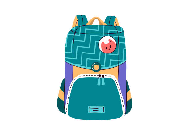 istock School backpack for firts grader.Vector illustration in flat cartoon style 1503251639